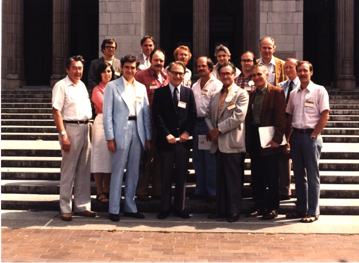 This photo shows the faculty of the Department in 1980, at the time of the Herschel Roman Symposium