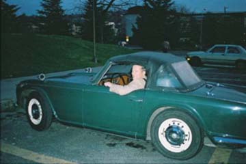 Don in his car